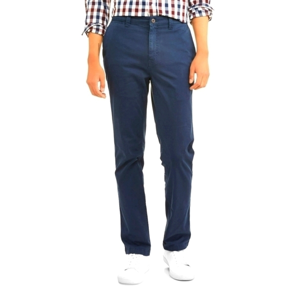 NEW vintage -look George Men's Straight Slim Chino Pants size 32/30 - Picture 1 of 9